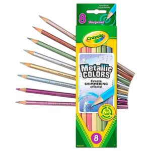 Crayola – 8 Ct. Metallic Colored Pencils