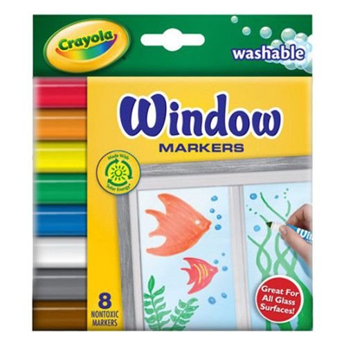 Crayola - 8 Window Markers