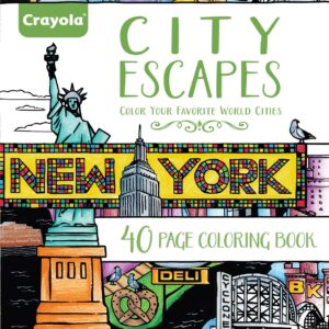 Crayola – Adult Coloring, City Escapes Coloring Books