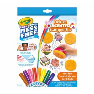 Avenir – Scratch Stickers – Sea Animal Multicolour | Decorate and color the 4 ferocious stickers with scratch art | For ages 3 years+