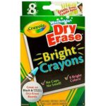 Crayola – Dry Erase Crayons Brights Large Size Pack Of 8