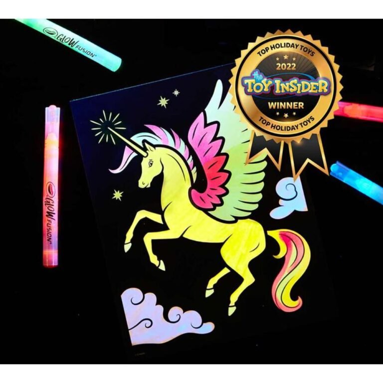 Crayola - Glow Fusion Marker Coloring Set - Mythical Creatures