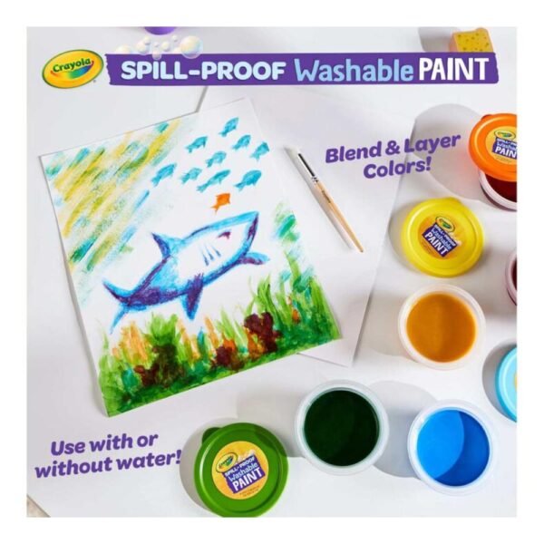 Crayola – Kid’s Washable Paint Set