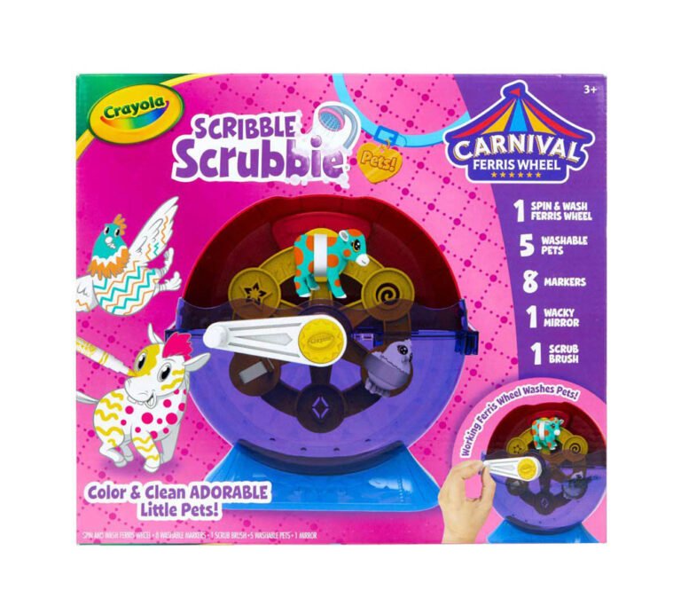 Crayola - Pets: Spin + Wash Carnival Playset