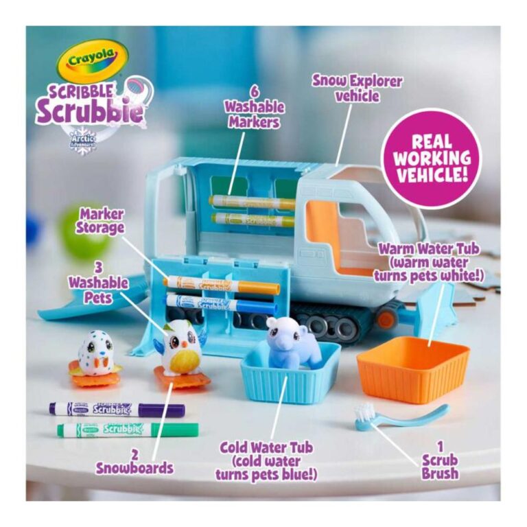 Crayola - Scribble Scrubbie Snow Explorer