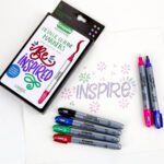 Crayola – Signature Metallic Outline Paint Markers, 6 Count