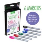 Crayola – Signature Metallic Outline Paint Markers, 6 Count
