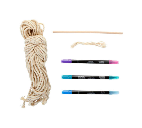 Crayola – Signature Ombre Macrame Wall Hanging Kit