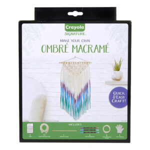 Crayola – Signature Ombre Macrame Wall Hanging Kit