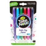 Crayola – Take Note Washable Felt Tip Pens Pack Od 6