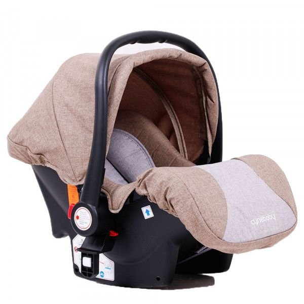 Cynebaby Safety Car Seat with Stroller Adaptor - Beige