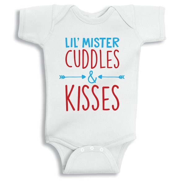 Twinkle Hands Cuddles and kisses Baby Onesie, Bodysuit, Romper
