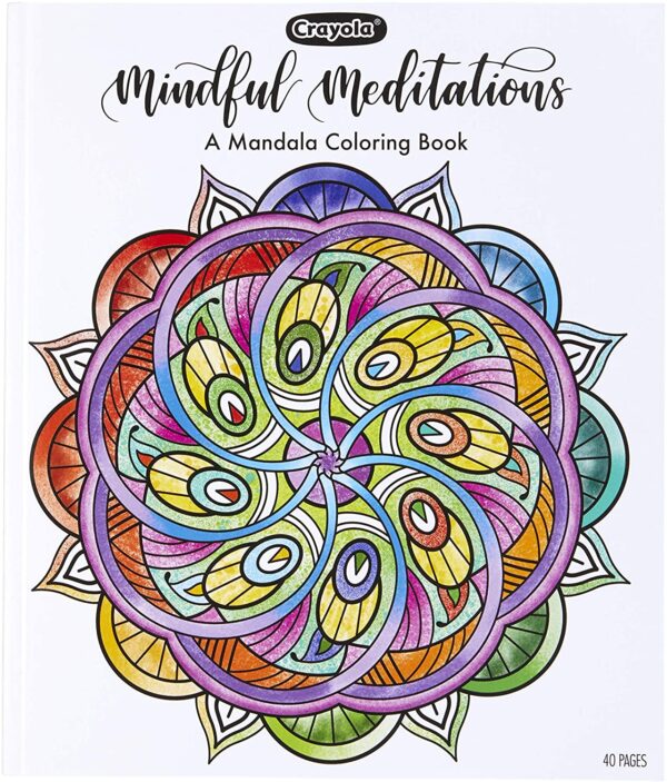 Crayola – 40-Page Coloring Book, Mindful Meditations