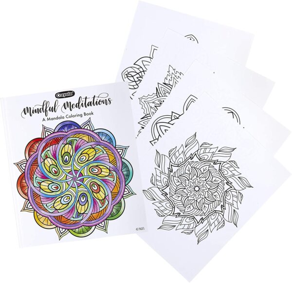 Crayola – 40-Page Coloring Book, Mindful Meditations