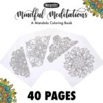 Crayola – 40-Page Coloring Book, Mindful Meditations