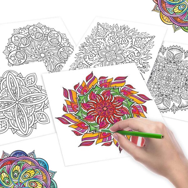 Crayola – 40-Page Coloring Book, Mindful Meditations