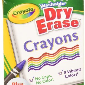 Crayola – 8 Ct. Dry-Erase Crayons, Large Size