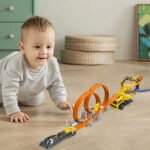 D-Power – Ejection Track Set & Colour Changing Car – 62pc Set
