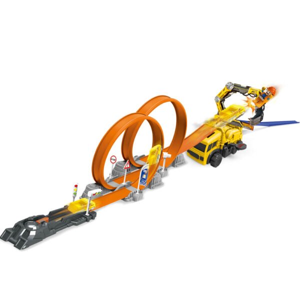 D-Power – Ejection Track Set & Colour Changing Car – 62pc Set