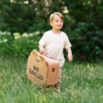 Childhome – Mini Traveller Kids Suitcase – Teddy Beige