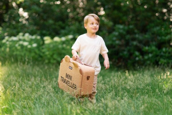 Childhome – Mini Traveller Kids Suitcase – Teddy Beige