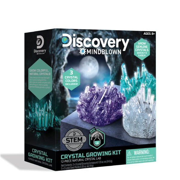 Discovery – Mindblown Lab Crystal Growing Kit – 12 Pcs