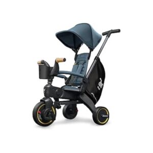 Doona Liki Trike S3 Deep Blue – Premium Foldable Toddler Trike & Travel Tricycle