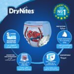 Huggies – Drynites Pyjama Pants, 4-7 Y, Boy, 17-30 Kg – 64 Bed Wetting Pants