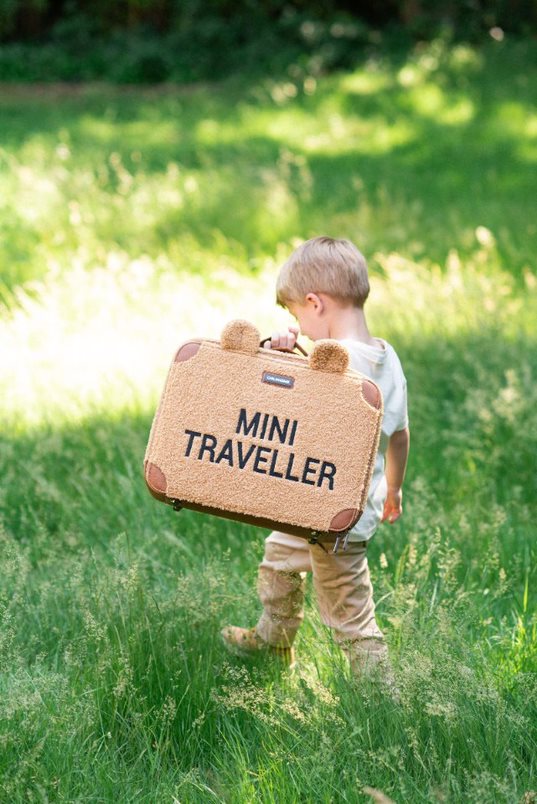Childhome – Mini Traveller Kids Suitcase – Teddy Beige