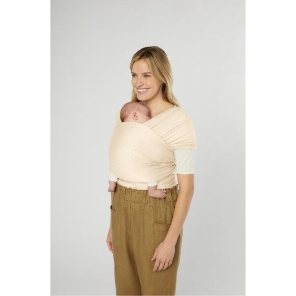 Ergobaby – Aura Sustainably Sourced Knit Baby Wrap – Cream
