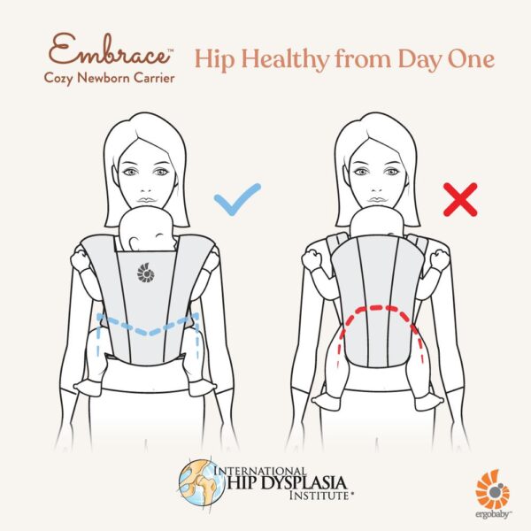 Ergobaby – Ergobaby Embrace Soft Air Mesh Soft – Grey