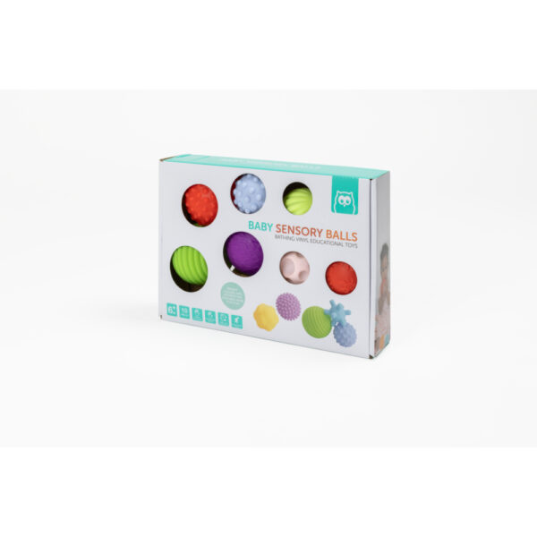 Eurekakids – Baby Sensory Textured Balls Set, 10pcs – 0M+
