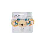 Eurekakids – Cucu 2-in-1 Koala Teether and Rattle – Wood & Silicone – 0M+