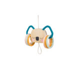 Eurekakids – Cucu 2-in-1 Koala Teether and Rattle – Wood & Silicone – 0M+