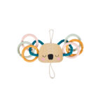 Eurekakids – Cucu 2-in-1 Koala Teether and Rattle – Wood & Silicone – 0M+