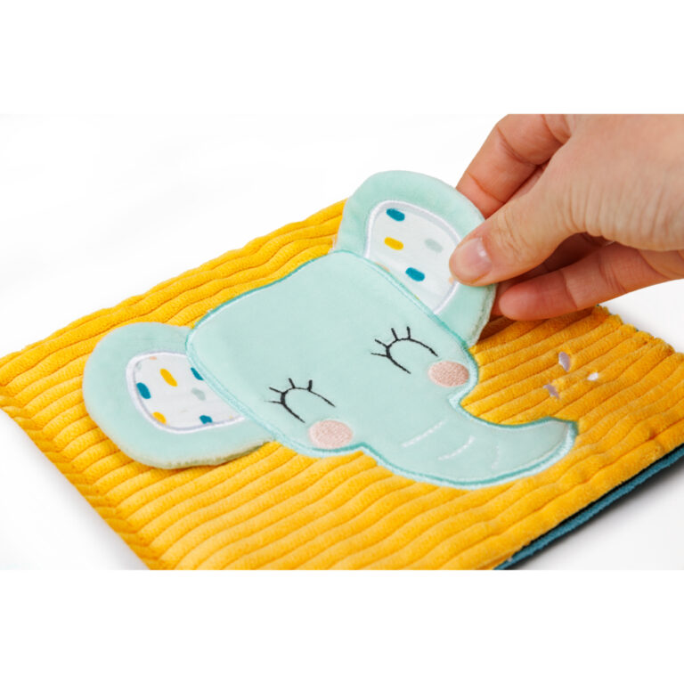 Eurekakids - Cucu Sensory Baby Book with Hanging Ring – 0M+