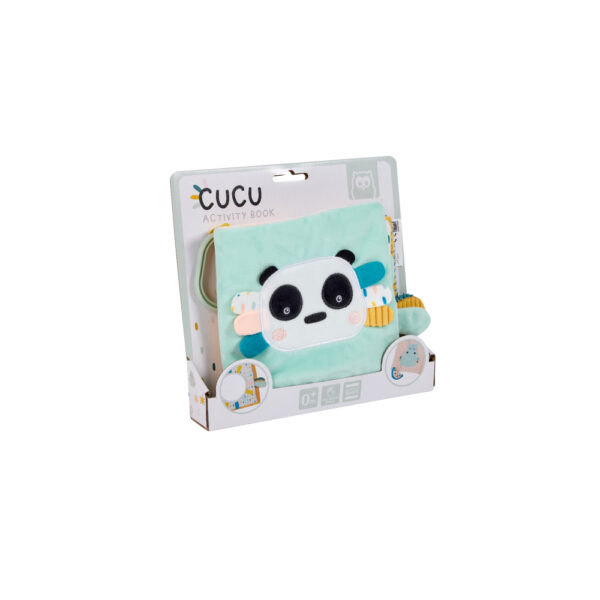 Eurekakids – Cucu Sensory Baby Book with Hanging Ring – 0M+