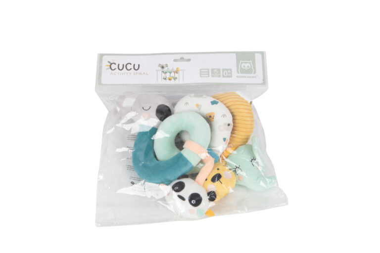 Eurekakids - Cucu Spiral Activity Toy with Plush Animal Dolls – 0M+