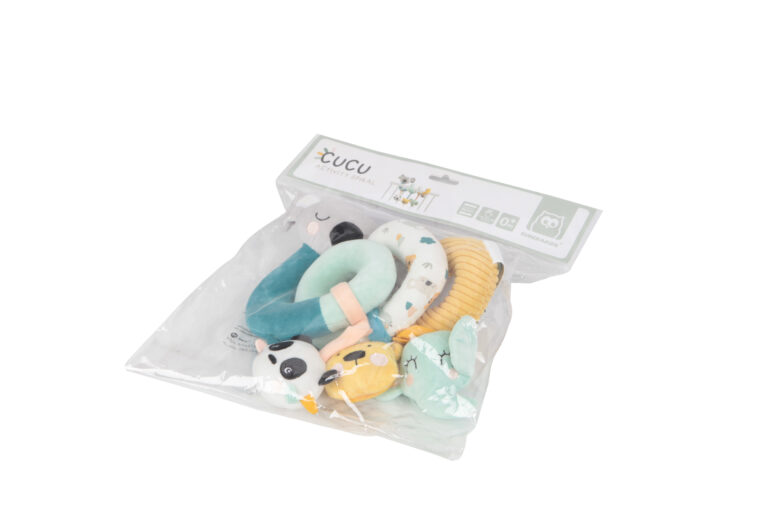 Eurekakids - Cucu Spiral Activity Toy with Plush Animal Dolls – 0M+