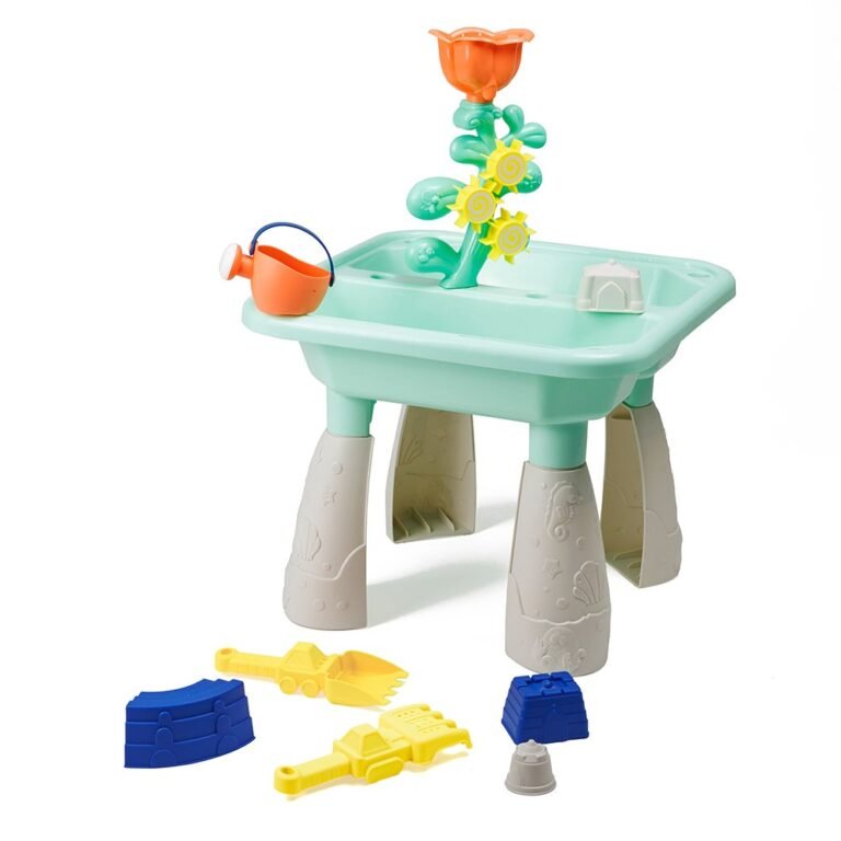 Eurekakids - Kids Beach Table Set with Sand Toys