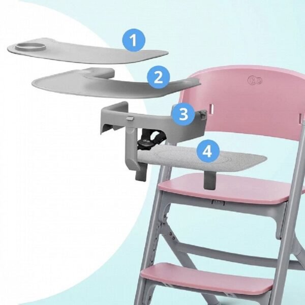 Kinderkraft – High Chair Livy Aster Pink