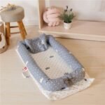 Bumble & Bird – Portable Baby Nest With Pillow- Crown