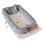 Bumble & Bird – Portable Baby Nest With Pillow- Crown