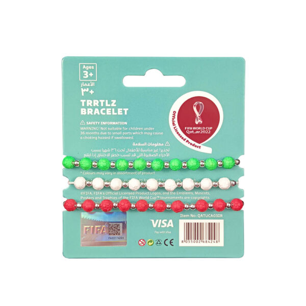 Fifa World Cup – Fabric Fashionable Qatar 2022 World Cup Nylon Bracelet – Iran