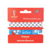 Fifa World Cup – Fabric Fashionable Qatar 2022 World Cup Nylon Wrist Band – France