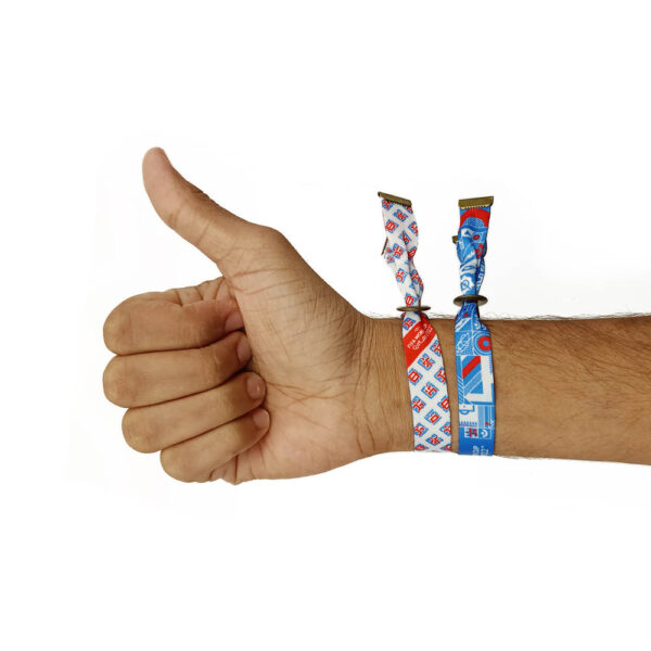 Fifa World Cup – Fabric Fashionable Qatar 2022 World Cup Nylon Wrist Band – France