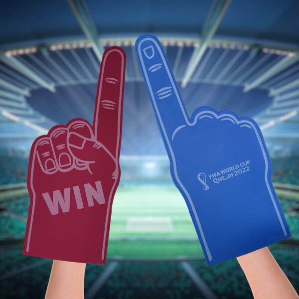 Fifa World Cup – Foam Finger Team Color Cheerleading Gloves Assortment X 1