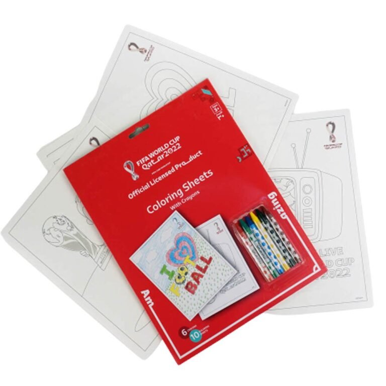 Fifa World Cup - Football Scoccer Colouring and Activity Book With Crayons