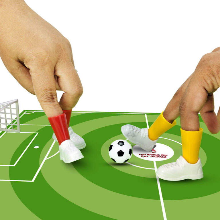 Fifa World Cup - Mini Soccer Game Finger Toy Football Match Funny Table Game Set With Two Goals