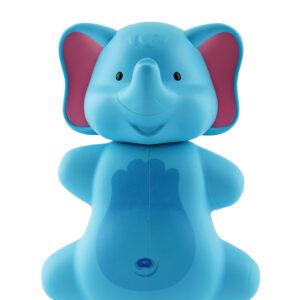 Flipper – Elephant Toothbrush Holder for Kids – Suction Cup, One-Touch, Hygienic & Travel-Friendly, 3Y+